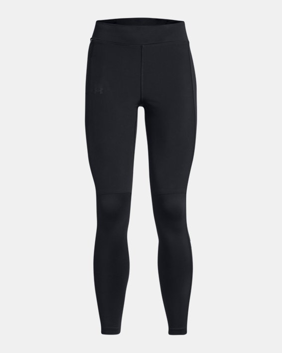 Women's UA Qualifier Cold Tights, Black, pdpMainDesktop image number 6